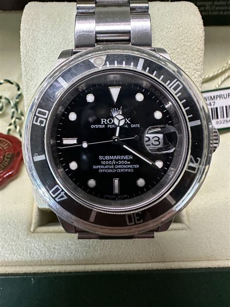 rolex submariner 16610 v series|rolex submariner 16610 best years.